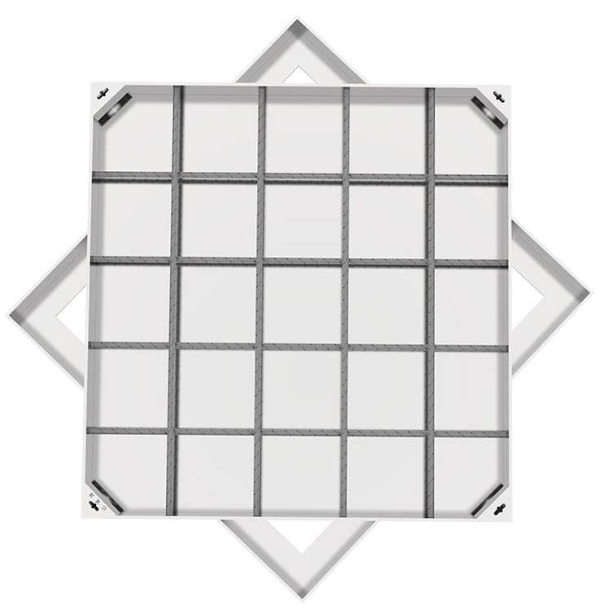 三元不锈钢方井展示